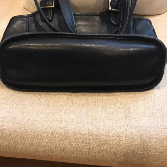 Vintage Black Coach Legacy Small Shopper Tote - Picture 5 of 5